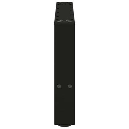 Black Steel Coffee Table Legs, 2 pcs, Adjustable 50x(30-31)cm