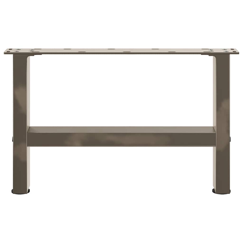 Natural Steel Coffee Table Legs, 2pcs, Adjustable 50x(30-31) cm