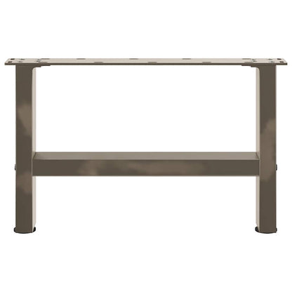 Natural Steel Coffee Table Legs, 2pcs, Adjustable 50x(30-31) cm