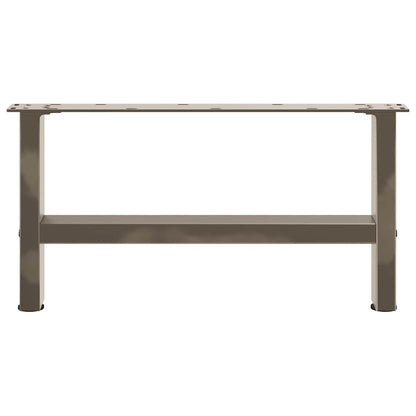 Natural Steel Coffee Table Legs, 2 pcs, 60x(30-31) cm