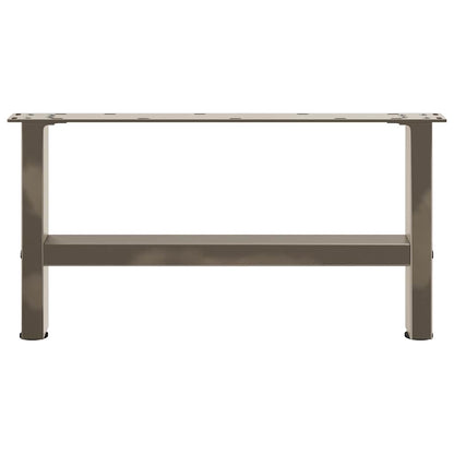 Natural Steel Coffee Table Legs, 2 pcs, 60x(30-31) cm