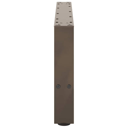 Natural Steel Coffee Table Legs, 2 pcs, 60x(30-31) cm