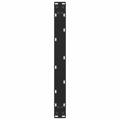 Black Steel Coffee Table Legs 2pcs, 70x(30-31)cm Sturdy Design