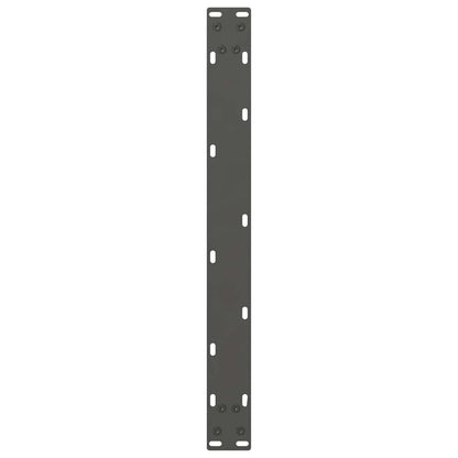 Anthracite Steel Coffee Table Legs - Set of 2, Adjustable 70x(30-31) cm