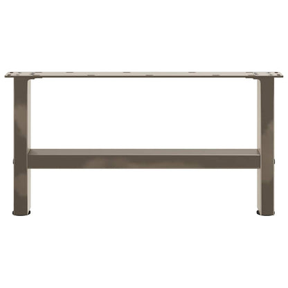 Natural Steel Coffee Table Legs, 2 Pcs, Adjustable 70x30-31 cm
