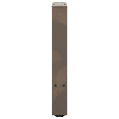 Natural Steel Coffee Table Legs, 2 pcs, 28x(42-43) cm - Durable & Sleek