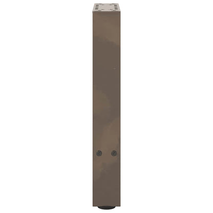 Natural Steel Coffee Table Legs, 2pcs (38x42-43cm) Durable Steel