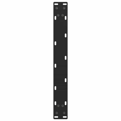 Black Steel Coffee Table Legs 2 pcs, Adjustable 50x(42-43) cm