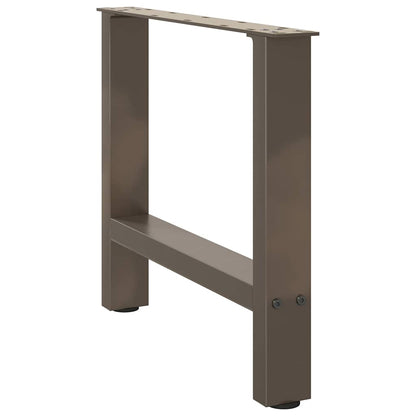 Natural Steel Coffee Table Legs, 2 Pcs, Adjustable 50x42-43 cm