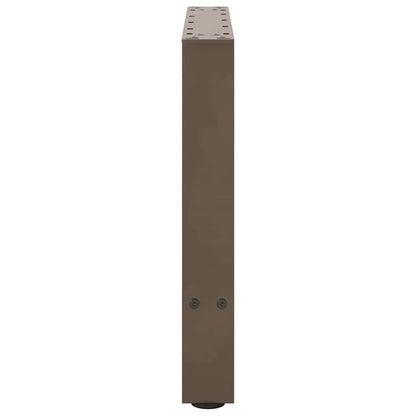 Natural Steel Coffee Table Legs, 2 Pcs, Adjustable 50x42-43 cm