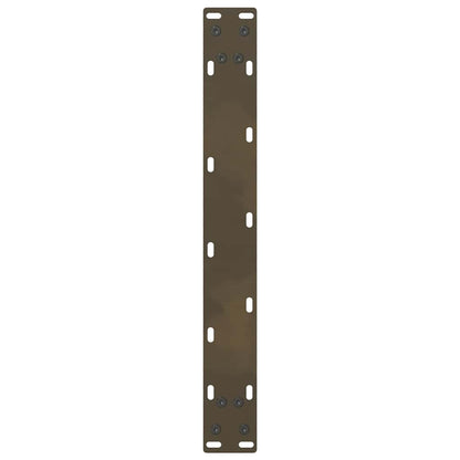 Natural Steel Coffee Table Legs - Set of 2, Adjustable 60x(42-43) cm