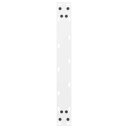 White Steel Coffee Table Legs, 2 Pieces, 70x(42-43) cm