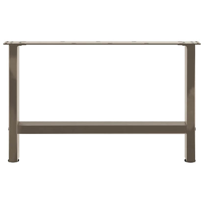 Natural Steel Coffee Table Legs - Set of 2, 70x(42-43) cm