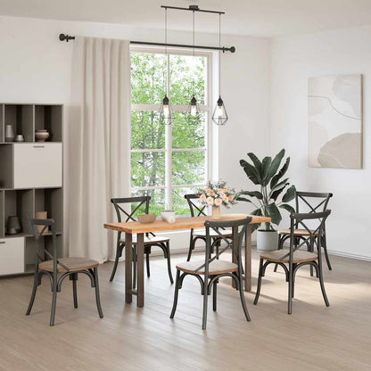 Natural Steel Console Table Legs - Set of 2, Adjustable 38x(72-73) cm