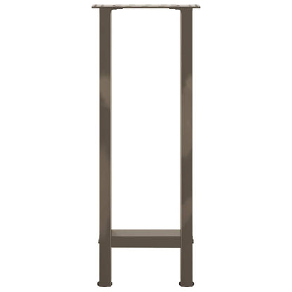 Natural Steel Console Table Legs - Set of 2, Adjustable 38x(72-73) cm