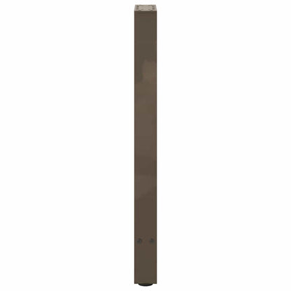 Natural Steel Console Table Legs - Set of 2, Adjustable 38x(72-73) cm