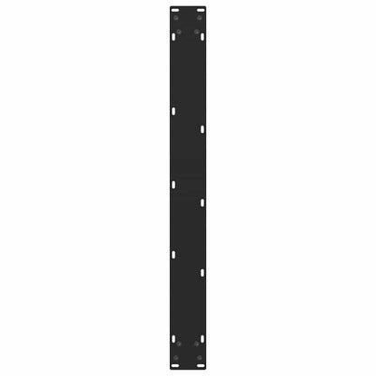Black Steel Dining Table Legs, 2-Piece Set, Adjustable Height 70cm