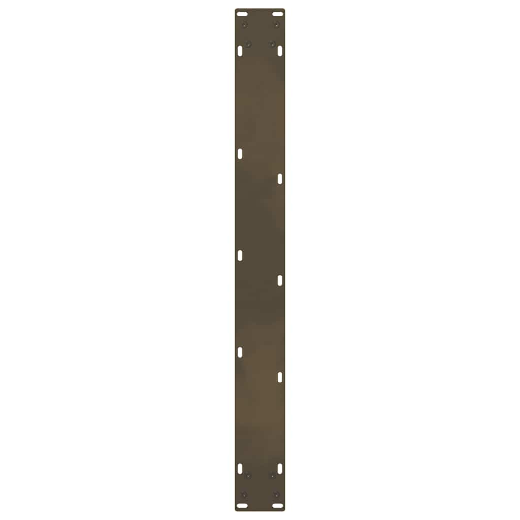 Natural Steel Dining Table Legs, 2 pcs, 70x(72-73) cm, Durable Steel
