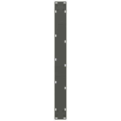 Anthracite Steel Dining Table Legs 2pcs, Adjustable 80x(72-73)cm