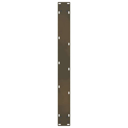 Natural Steel Dining Table Legs, 2 Pcs, Adjustable 80x(72-73) cm