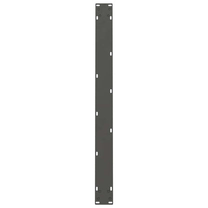 Anthracite Steel Dining Table Legs, Adjustable 72-73cm, Set of 2