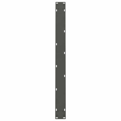 Anthracite Steel Dining Table Legs 2pcs Adjustable 100x72-73cm