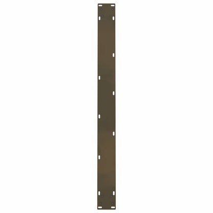 Natural Steel Dining Table Legs - Adjustable 100x(72-73) cm, 2 pcs