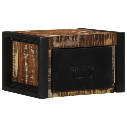 Colorful Solid Wood Bedside Cabinets - Set of 2, 40x35x25 cm