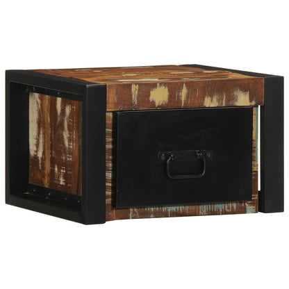 Colorful Solid Wood Bedside Cabinets - Set of 2, 40x35x25 cm