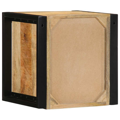 Solid Mango Wood Bedside Cabinets 2 pcs, 40x35x40 cm, Rustic Charm