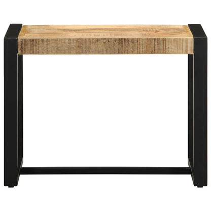 Solid Mango Wood Bench 60x35x45 cm - Rustic & Stylish Decor