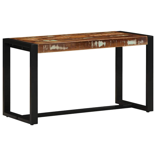 Reclaimed Solid Wood Bench, Multicolor, 80x35x45 cm