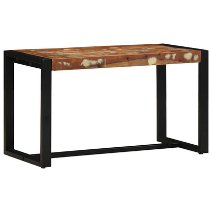 Reclaimed Solid Wood Bench, Multicolor, 80x35x45 cm