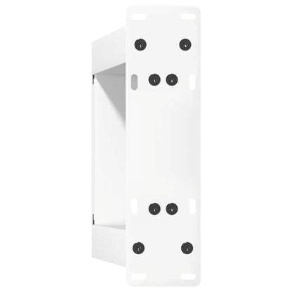 White U-Shaped Steel Coffee Table Legs, 2 Pcs, 30-31cm