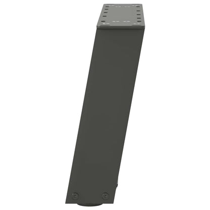 Anthracite Steel U-Shaped Coffee Table Legs 50x30-31cm - Set of 2