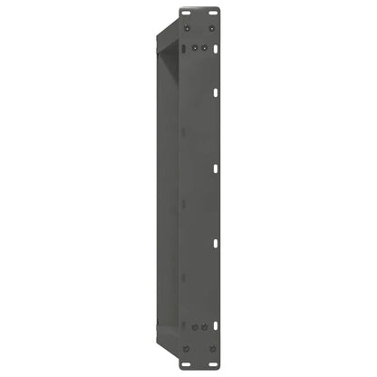 Anthracite Steel U-Shaped Coffee Table Legs, 60x(30-31)cm, 2 Pcs