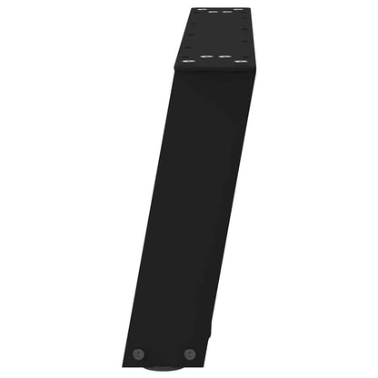 U-Shaped Black Steel Coffee Table Legs (2 pcs) 70x(30-31) cm