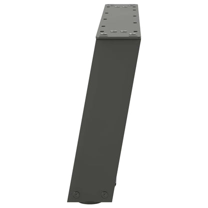 Anthracite U-Shaped Steel Coffee Table Legs 2pcs, 70x30-31 cm
