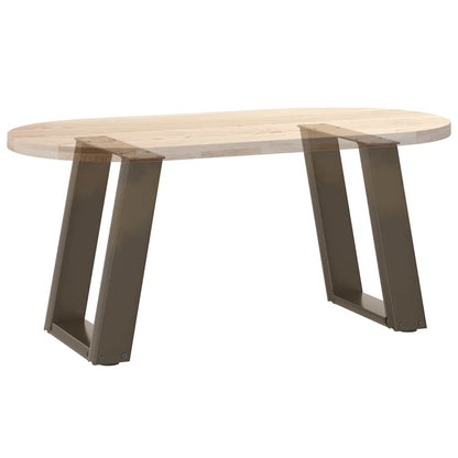 Natural Steel U-Shaped Coffee Table Legs, 2pcs, 28x42-43cm
