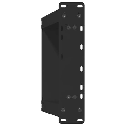 Black Steel U-Shaped Coffee Table Legs, 2 Pcs (38x42-43 cm)