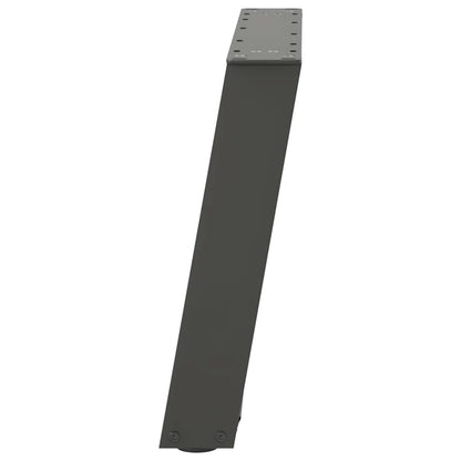U-Shaped Steel Coffee Table Legs, Anthracite, 60x(42-43) cm, Set of 2