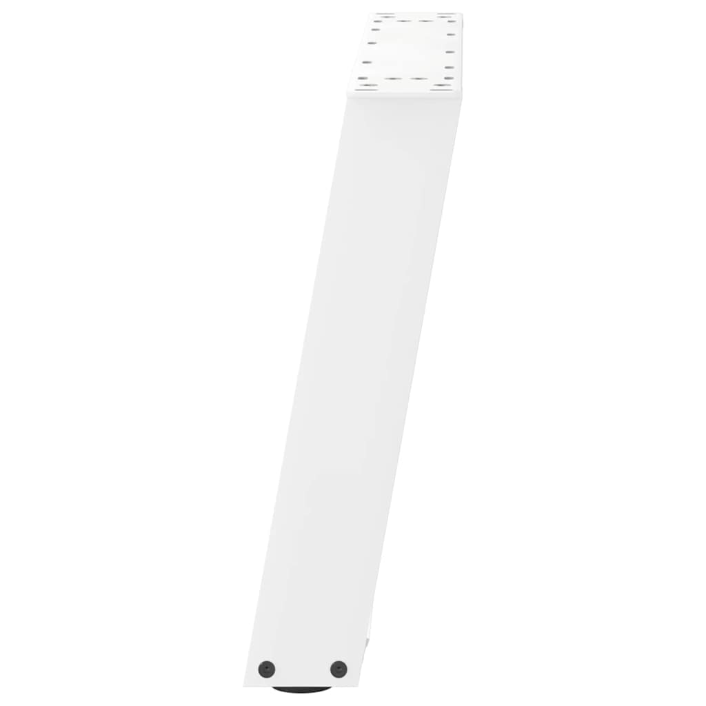 White U-Shaped Steel Coffee Table Legs (2 pcs) 70x(42-43) cm