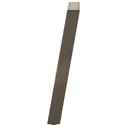 U-Shaped Natural Steel Dining Table Legs, Adjustable 50x(72-73) cm - 2pcs