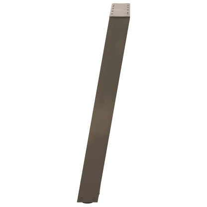 U-Shaped Natural Steel Dining Table Legs, 2 pcs, Adjustable 72-73cm