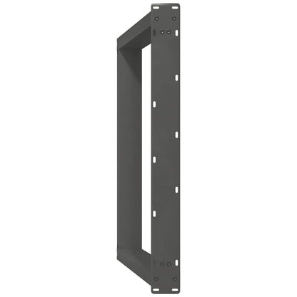 U-Shaped Anthracite Steel Dining Table Legs 2pcs, 80x72-73 cm