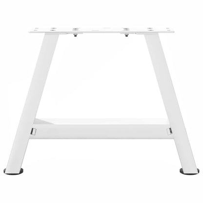 White Steel A-Shaped Coffee Table Legs (2 pcs) 30x30-31cm