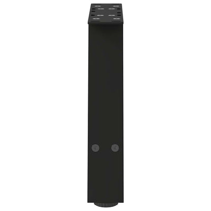 A-Shaped Black Steel Coffee Table Legs, Set of 2, Adjustable 40x30-31 cm