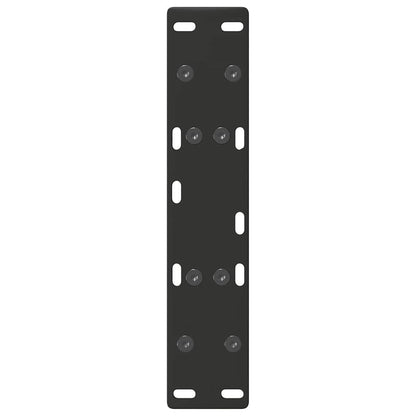 A-Shaped Black Steel Coffee Table Legs, Set of 2, Adjustable 40x30-31 cm