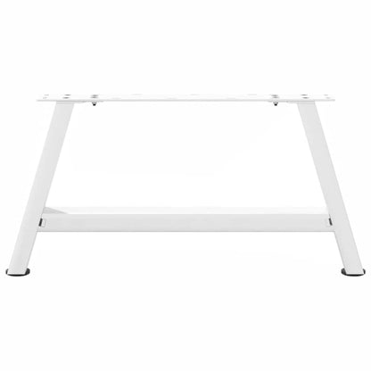 White Steel A-Shaped Coffee Table Legs, 2 Pcs, 60x(30-31) cm