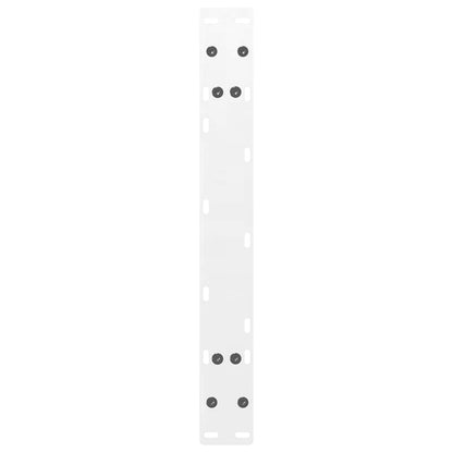 White Steel A-Shaped Coffee Table Legs, 2 Pcs, 60x(30-31) cm